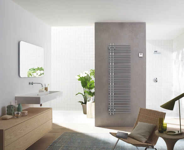 Rendering Zehnder Yucca Asym Decorative radiator 