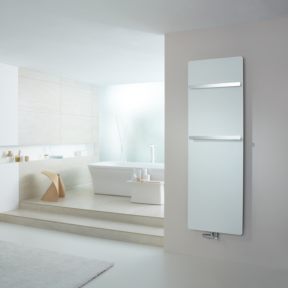 Rendering Zehnder Vitalo Bar Decorative radiator Front view