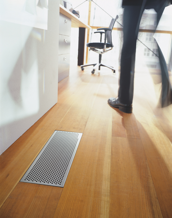 Rendering Zehnder ComfoGrid CLF Comfortable indoor ventilation Top view