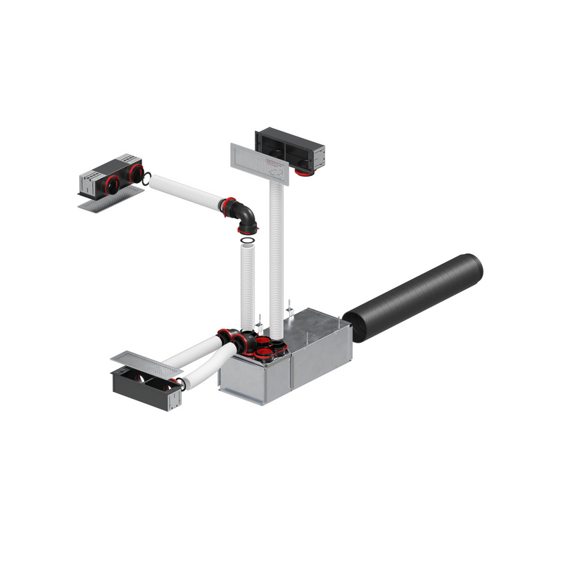 System, Comfo Well, Mounting Plate, Rapid Lock, Tube, CLD Grill, bend with rapid lock,