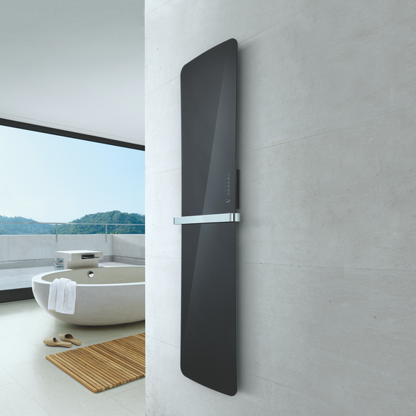 Rendering Zehnder Folio Glass Decorative radiator 