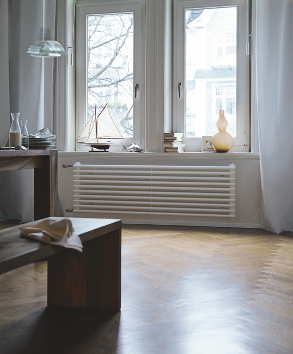 Rendering Zehnder Charleston Turned Decorative radiator 
