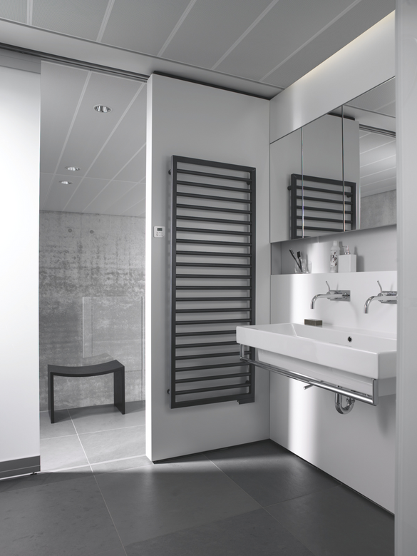 Rendering Zehnder Subway Decorative radiator Front view