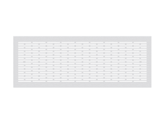 Zehnder_CSY_ComfoGrid Genua decorative grille Rendering Zehnder ComfoGrid CLD Comfortable indoor ventilation Angled view