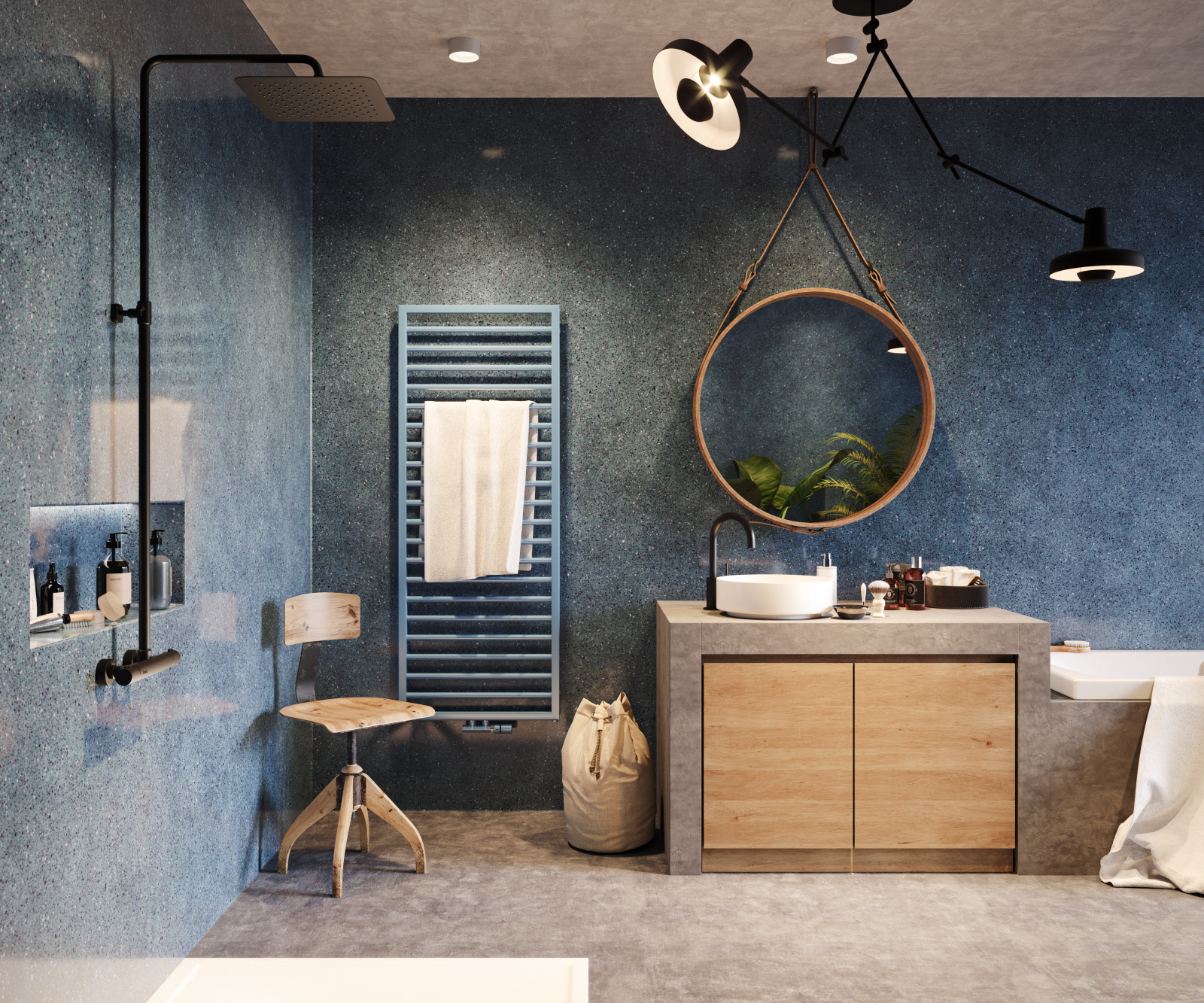 Zehnder_RAD_Subway-HY_milieu-bathroom Rendering Zehnder Subway Decorative radiator