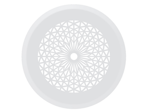 Rendering Zehnder ComfoGrid CLRF/TVA DN125 round Comfortable indoor ventilation Angled view